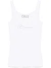 Blumarine Sleeveless Vest In White
