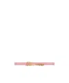 Blumarine Pink Logo Belt In Pink