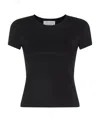 Blumarine Logo-embellishment Cotton T-shirt In Black