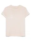 Blumarine Logo Jersey T-shirt In Pink