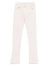 Blumarine Logo-patch Jeans In Neutrals