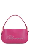 Blumarine Strass Logo Leather Top Handle Bag