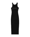 Blumarine Abito Midi Con Ricamo B Gothic In Strass In Black