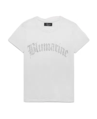 Blumarine Logo T-shirt In White