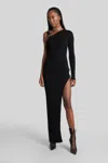 Blumarine Long Dress In Black