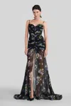 Blumarine Long Dress In Black