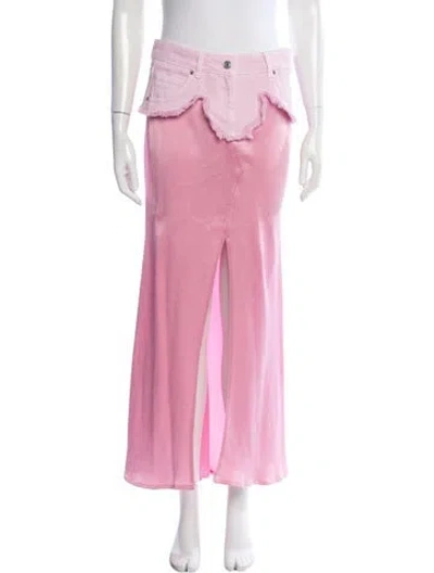Pre-owned Blumarine Long Skirt In Pink