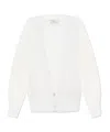 Blumarine Open-knit Cardigan In White