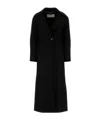 Blumarine Outwear Wool Coat 2s099b N0990 In Black