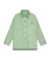 Blumarine Patch-pocket Shirt Jacket In Gray