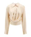 Blumarine Shirt In Nude