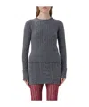 Blumarine Sweater  Woman Color Grey In Black