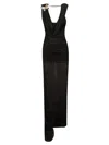 BLUMARINE LOOSE-FIT SLEEVELESS LONG DRESS