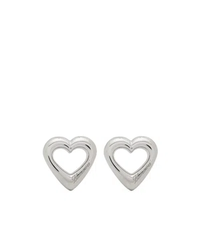 Blumarine Loving Earrings In White