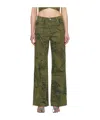 Blumarine Low-rise Boyfriend Jeans In Green