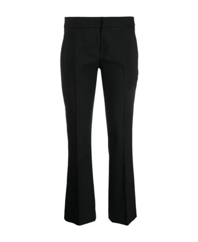 BLUMARINE BLUMARINE LOW-RISE CROPPED TROUSERS