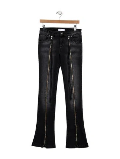 Pre-owned Blumarine Low-rise Wide Leg Jeans In Blue