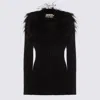 Blumarine Cardigan In Lana Nera Donna In Black
