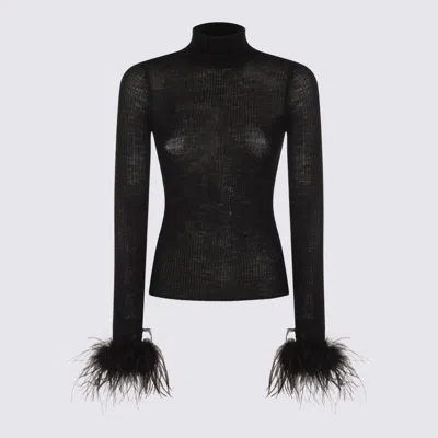 BLUMARINE BLUMARINE BLACK KNITWEAR
