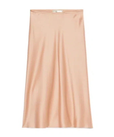 Blumarine Medium And Long Skirt In Nude