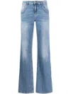 Blumarine 2j112a Straight Leg Jeans In Blue