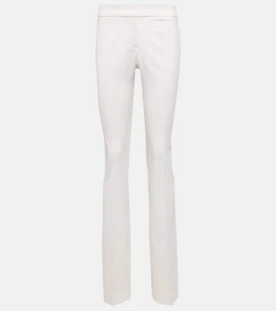 Blumarine Mid-rise Slim Pants In White