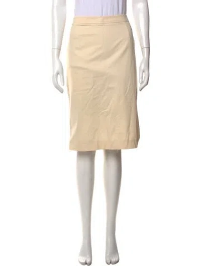 Pre-owned Blumarine Midi Length Skirt In Neutrals
