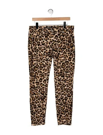 Pre-owned Blumarine Mid-rise Skinny Leg Jeans In Multi