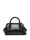 Blumarine Shoulder Bag In Black Leather In Black