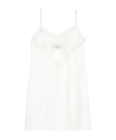 Blumarine Mini Dress In White