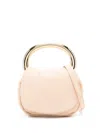 Blumarine Mini Ring Crossbody Bag In Neutrals