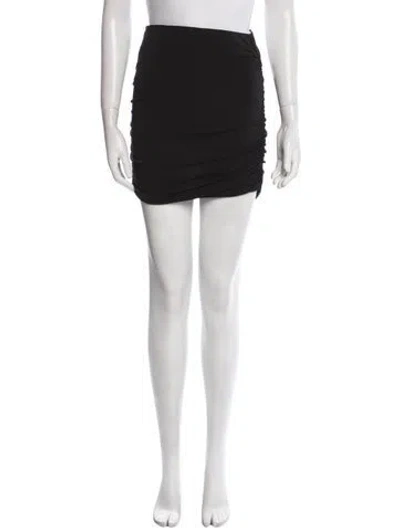 Pre-owned Blumarine Mini Skirt In Black