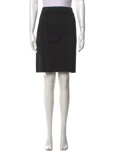 Pre-owned Blumarine Mini Skirt In Black