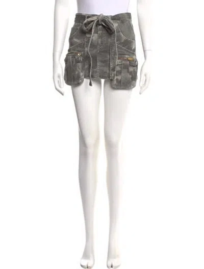 Pre-owned Blumarine Mini Skirt In Green