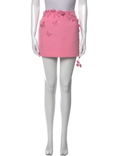 Pre-owned Blumarine Mini Skirt In Pink