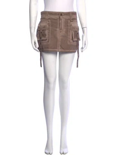 Pre-owned Blumarine Mini Skirt In Purple