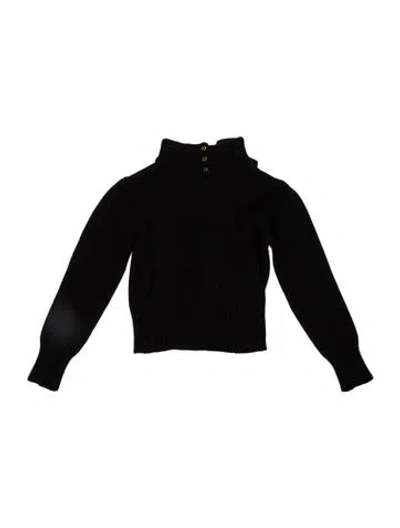 Pre-owned Blumarine Mock Neck Sweater In Black