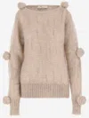 Blumarine Sweater In Beige