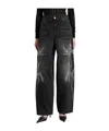 Blumarine Multi-pocket Jeans In Black