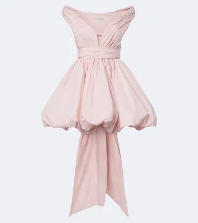 Blumarine Off-shoulder Minidress In White
