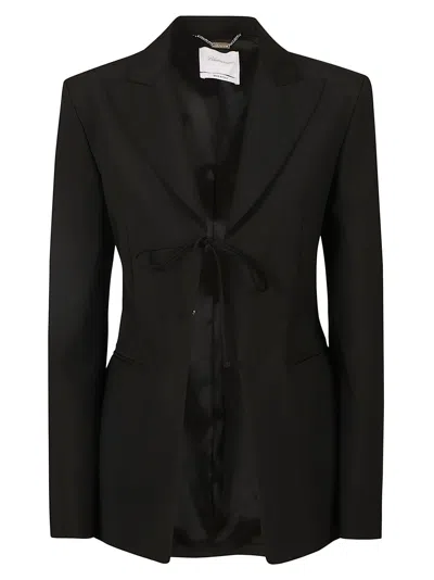 Blumarine One-lace Blazer In Black