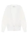 Blumarine Open-knit Cardigan In White