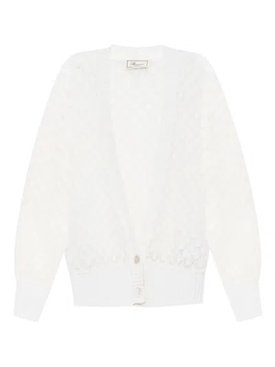 BLUMARINE OPEN-KNIT CARDIGAN