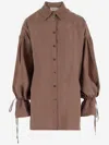 Blumarine Washed Gabardine Dress