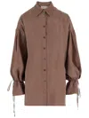Blumarine Washed Gabardine Dress