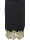 Blumarine Grisaille Skirt In Green