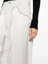 Blumarine High-waist Satin-panelled Jeans