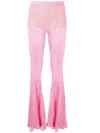 Blumarine Topwear In Rose-pink Viscose