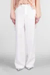 Blumarine Pants In White Viscose