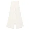 Blumarine Gabardine Trousers In Beige